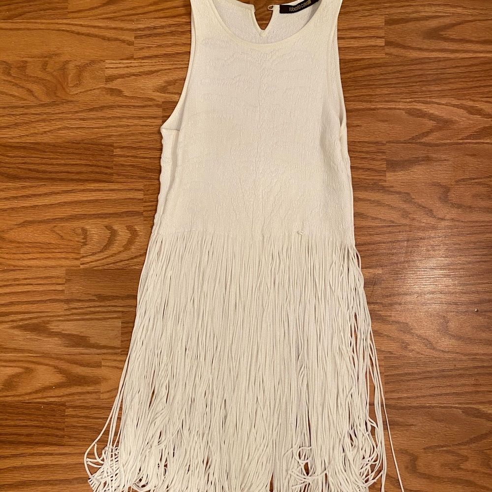 Roberto Cavalli Fringe Top